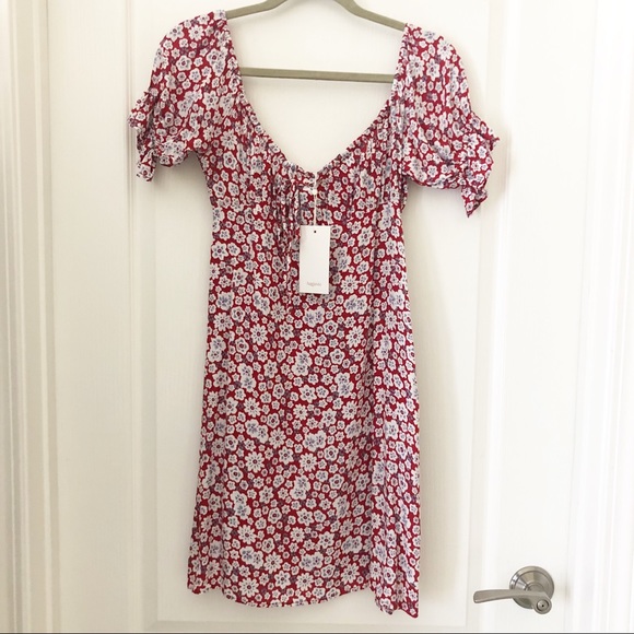 AUGUSTE THE LABEL Mila June Mini Dress in Red - Picture 12 of 16